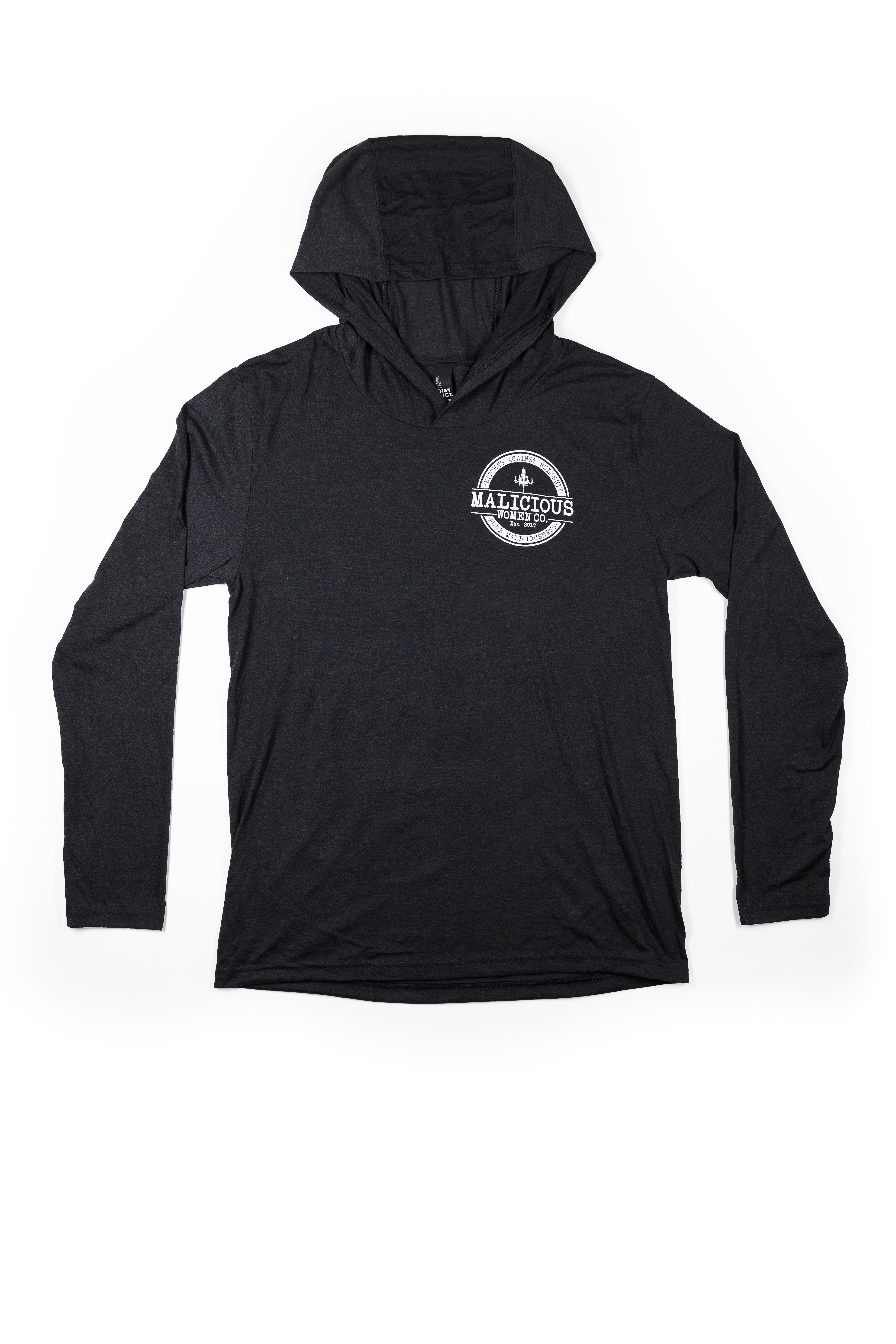 Bitches Against Bullshit Malicious Long - Sleeved T-Shirt Hoodie - Malicious Women Co. - Apparel